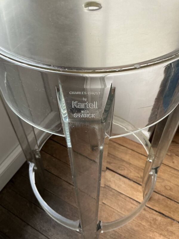 Tabouret Kartell - Charles Ghost - Philippe Starck 2005