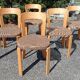 Pair of chairs by Bruno Rey in wood and fabric