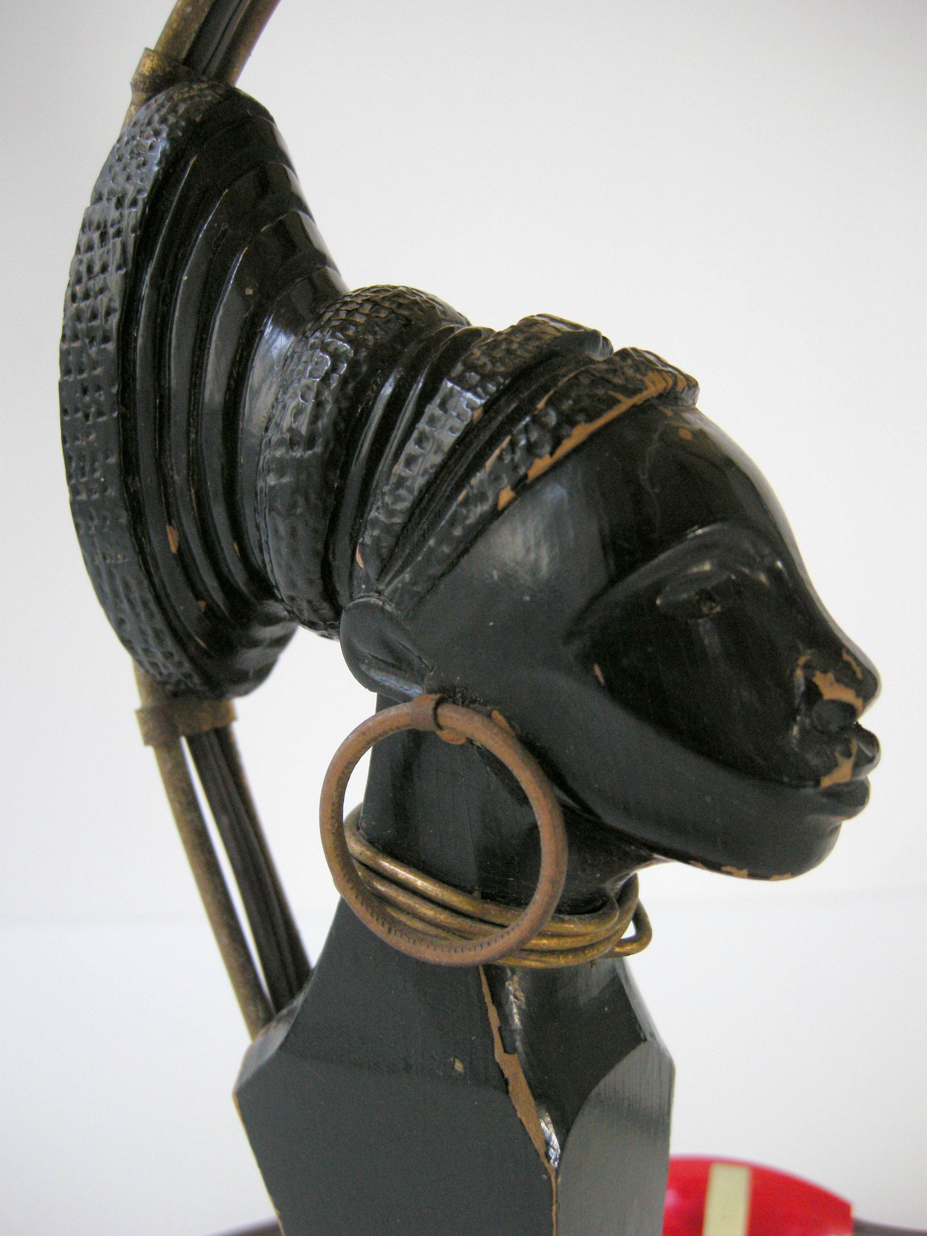 Vintage lamp wood 1950