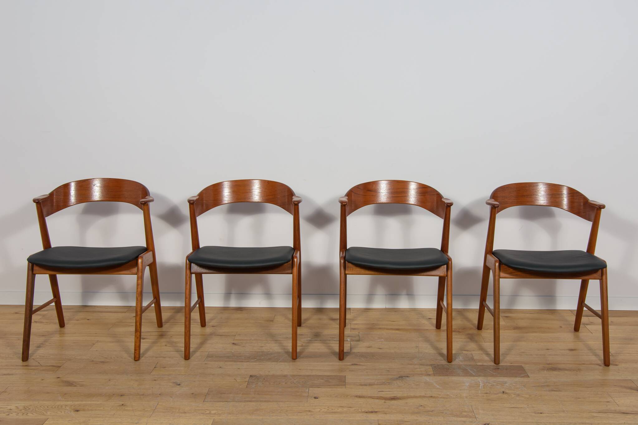 Mid-Century Danish Teak Chairs from Korup Stolefabrik, Denmark, 1960.