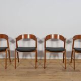 Mid-Century Danish Teak Chairs from Korup Stolefabrik, Denmark, 1960.