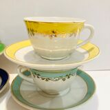 Set of 6 multicolor cups from the 50