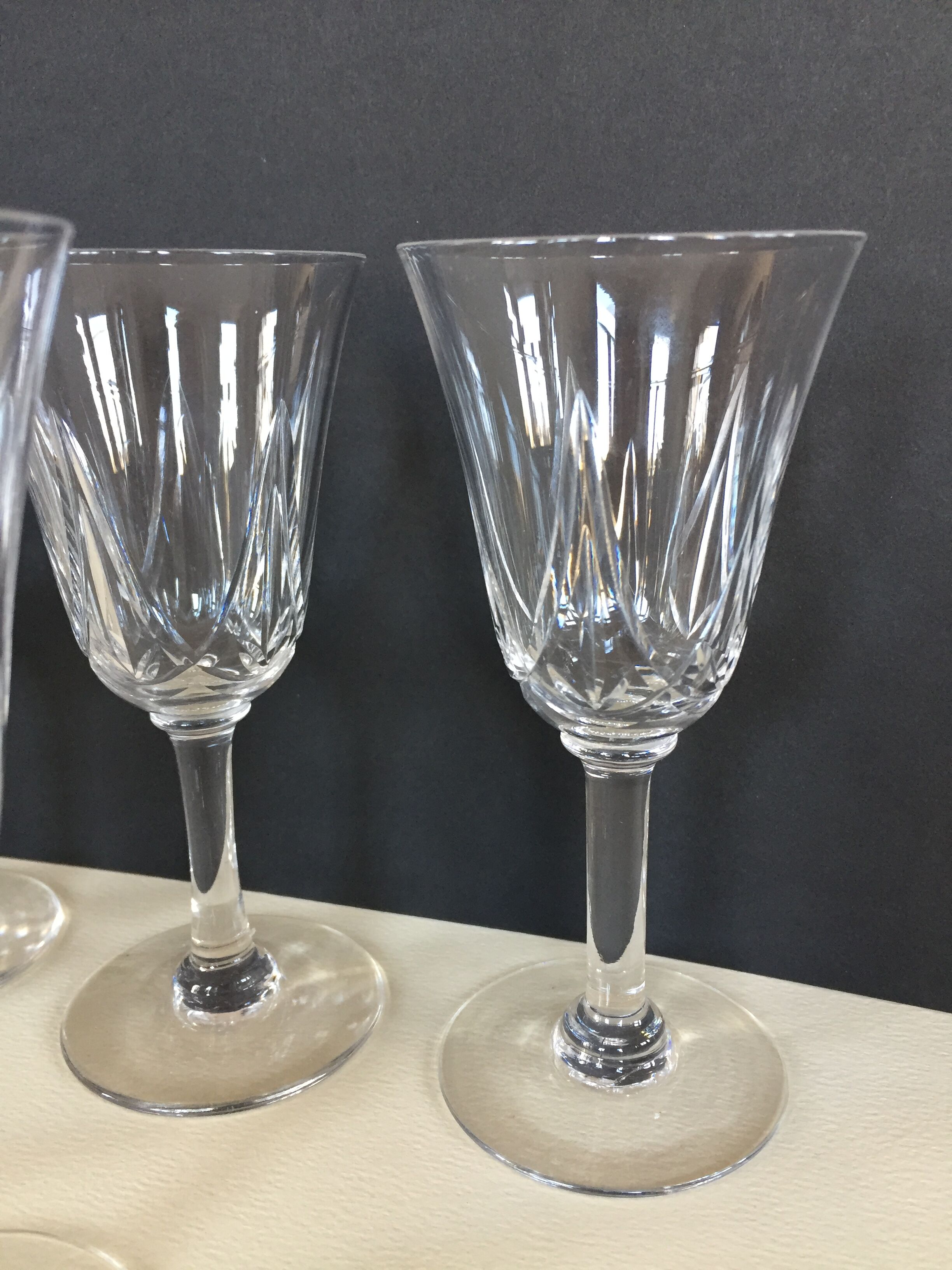 St. Louis crystal glasses