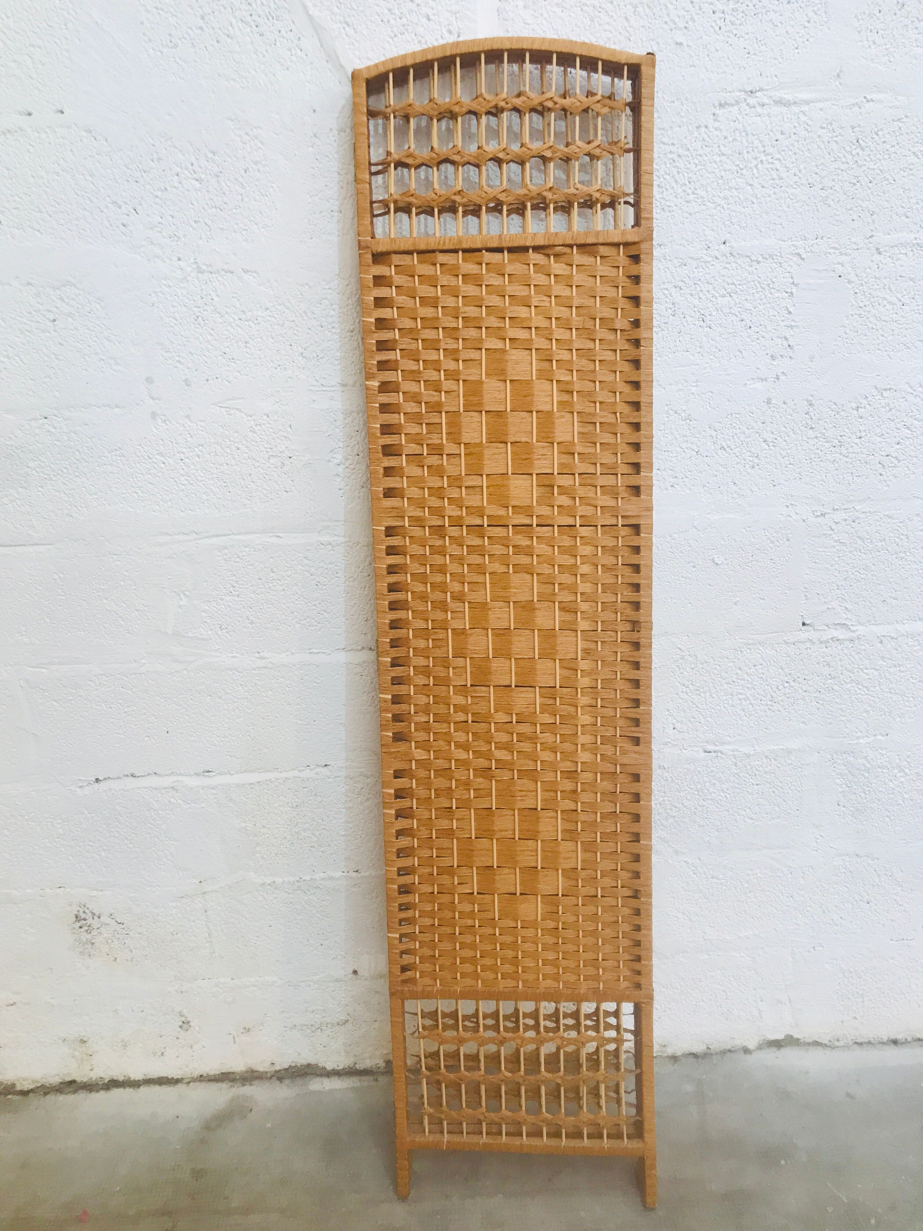 Rattan screen