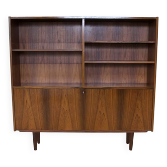 Rosewood Standing Bookcase/Bar Cabinet From Viby Møbelfabrik