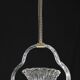 Charming Ercole Barovier Art Deco Chandelier, 'Bullicante' Glass Murano, 1940s