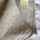 Set of 2 old coupons (tea towels) in hemp canvas