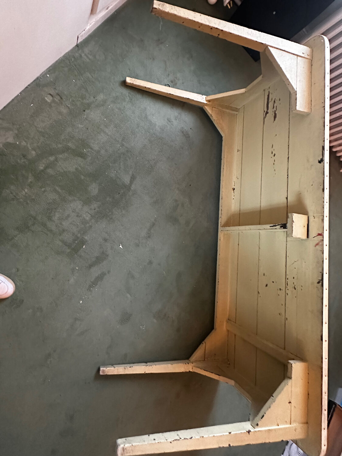 Dining table 160 cm / 62 cm from the 1940s/1950s