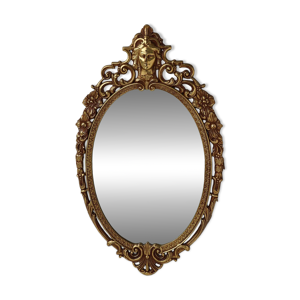 miroir en métal de style - louis baroque