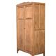 Parisian wardrobe, art deco raw wood wardrobe, 1930