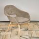 Fauteuil Shell par Miroslav Navratil, années 1960, Tchécoslovaquie