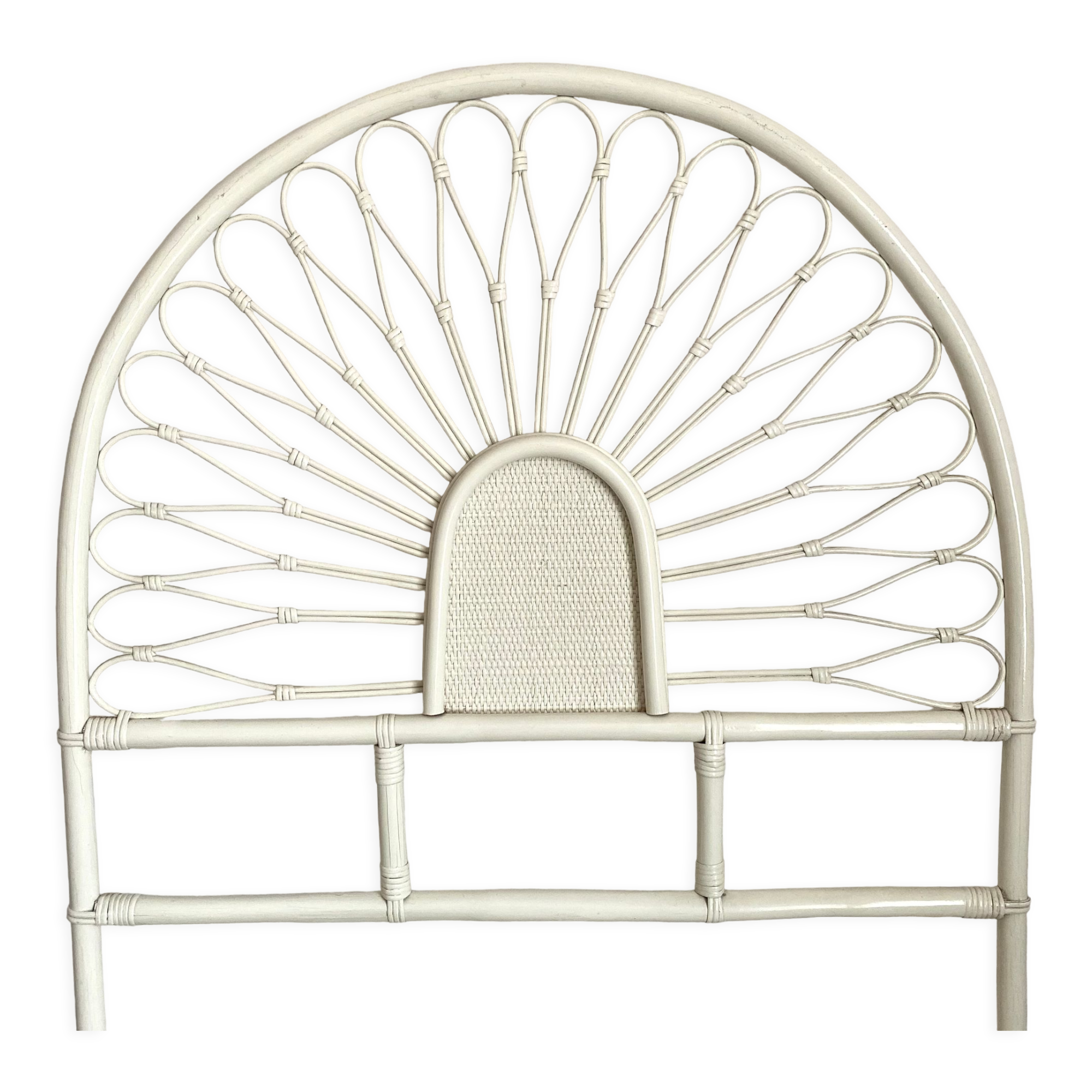 Rattan headboard 1 person