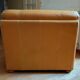 Camel leather armchair MARWAY