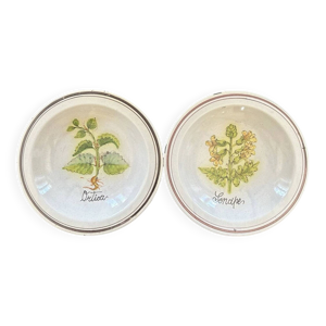 Collection de 2 plats - made