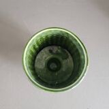 Ceramic flowerpot on stand