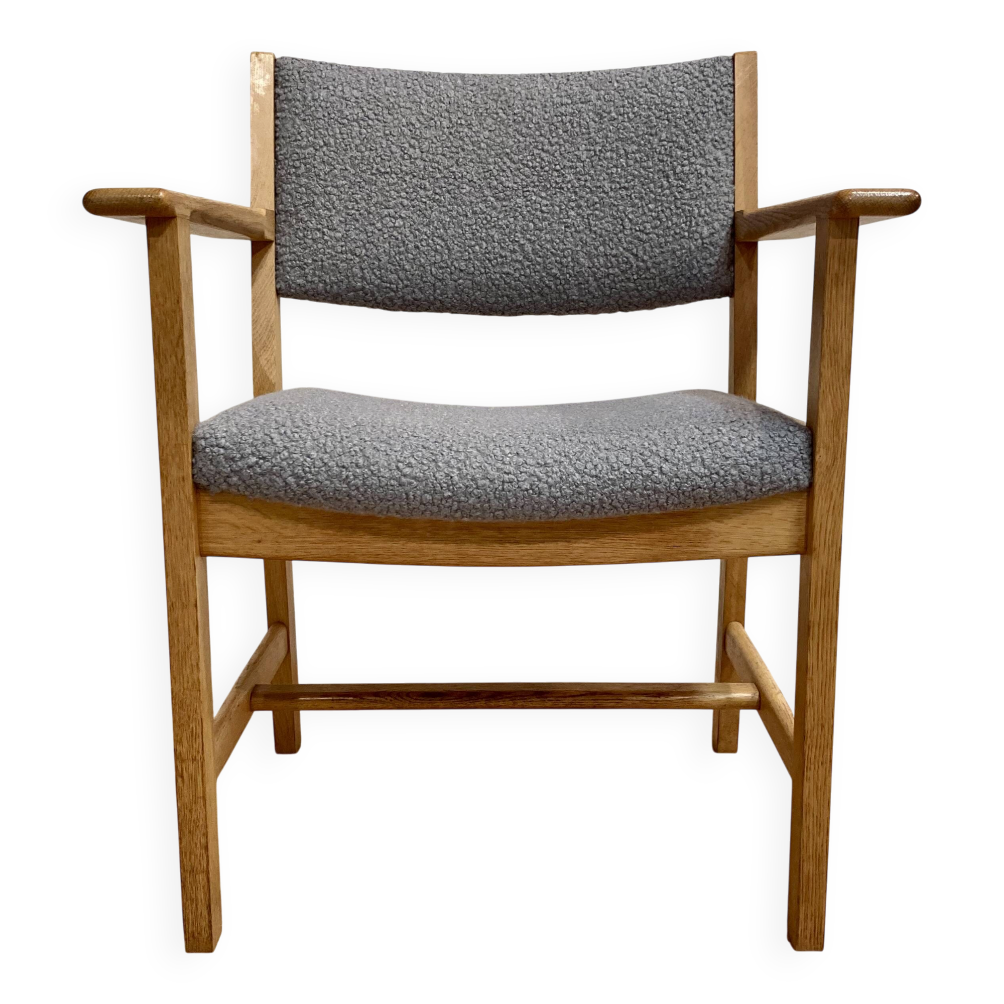 FAUTEUIL ESTAMPILLE "HANS WEGNER" 1960.