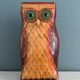 Vintage umbrella stand in the shape of an owl