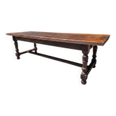 Table de ferme en chêne massif,  250 × 87cm