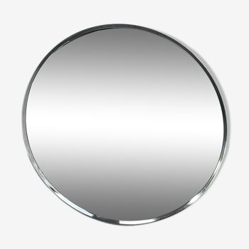 Vintage round chrome mirror