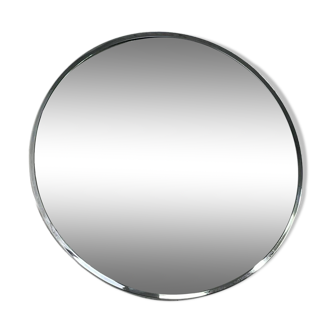 Vintage round chrome mirror