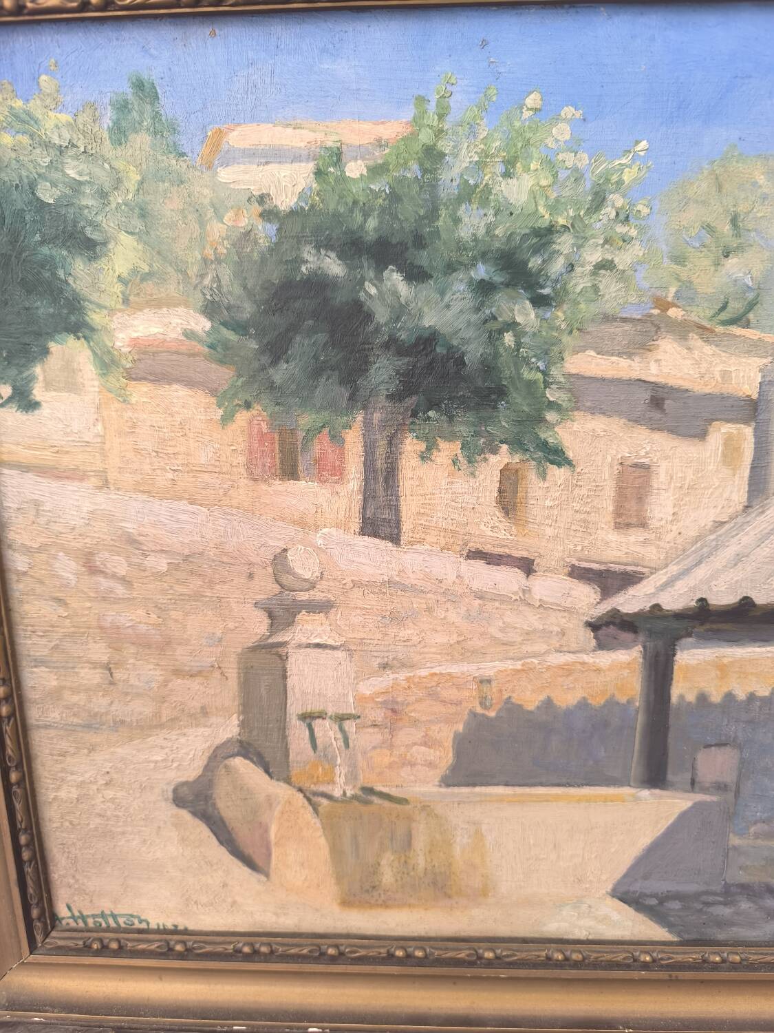 Orientalist painting from the early 20th century