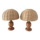 Wicker lamp