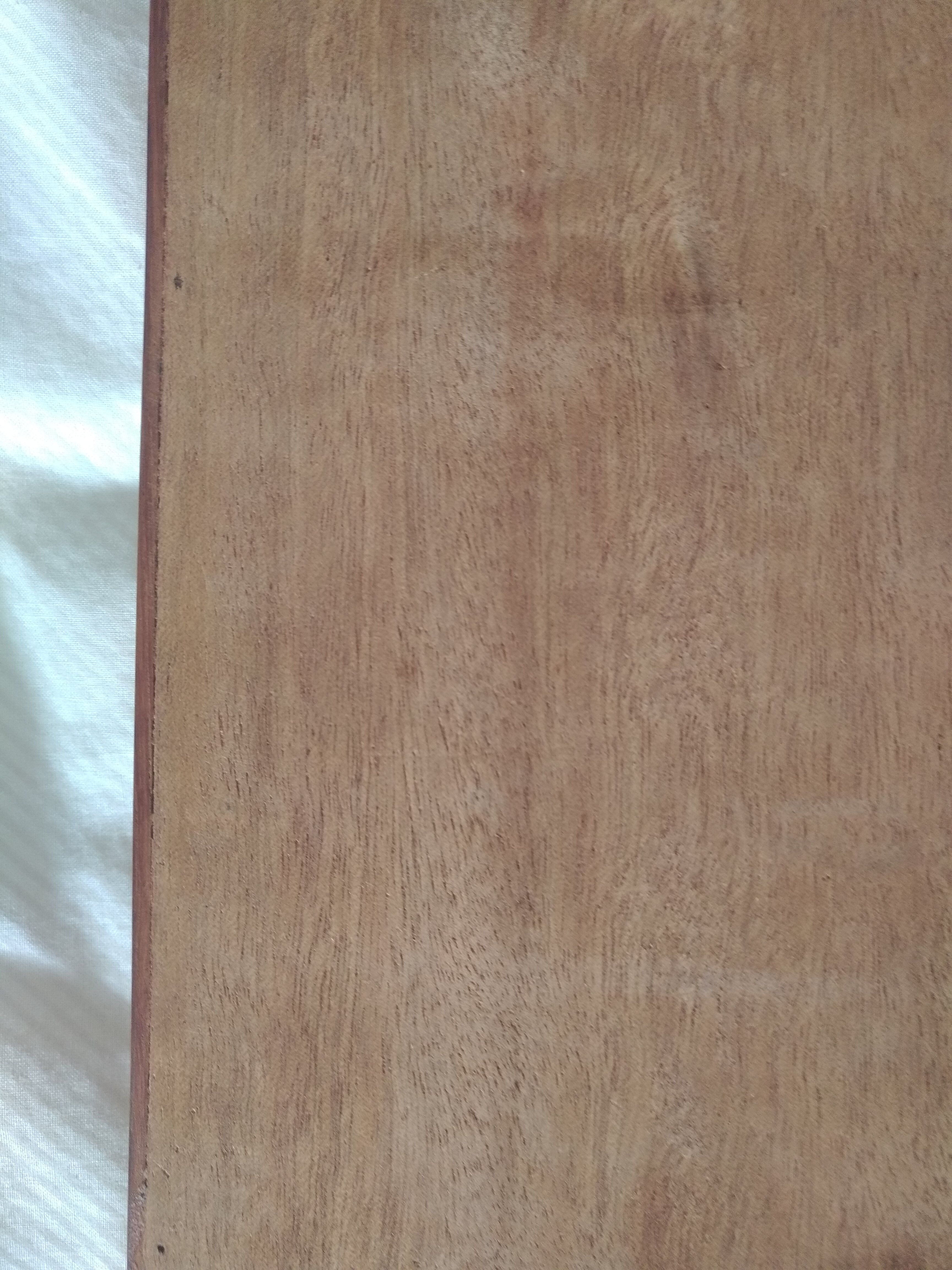 Old vintage marquetry wooden tray