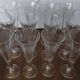 12 vintage champagne flutes