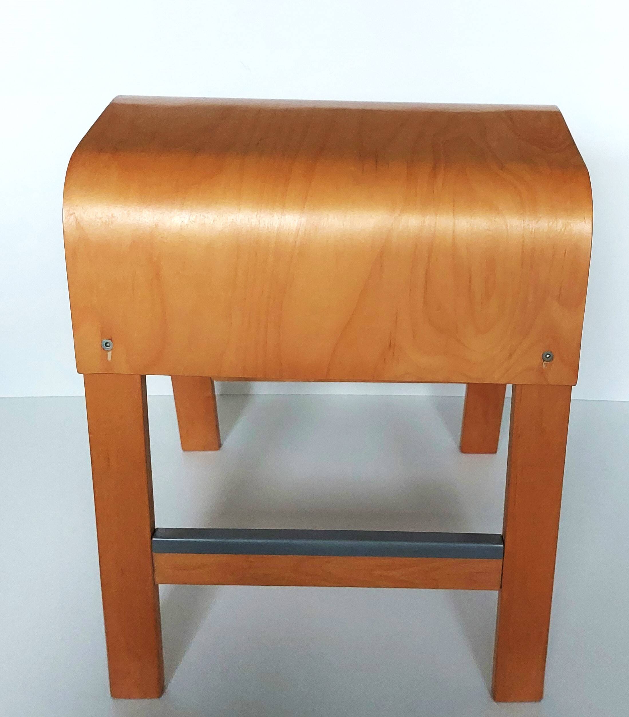 Vintage plywood stool 'Salve' by Ehlen Johansson for IKEA 2002