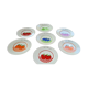 7 vintage dessert plates
