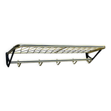 Porte-manteau façon porte-bagage de train l=79 cm