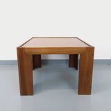 Vintage Italian square coffee table by Afra and Tobia Scarpa for Cassina