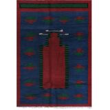 Vintage Turkish Oushak Handwoven Rug 114x163 cm