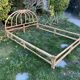140x190 rattan and bamboo bed frame