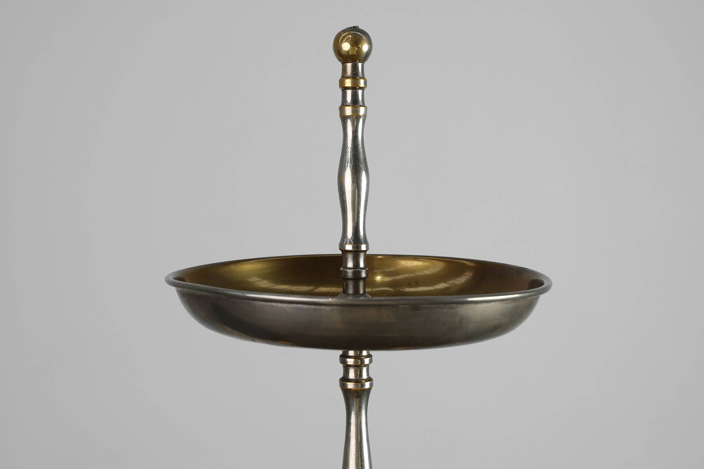 Large 19th‑Century Silvered Étagère or Serving Stand, France
