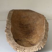 Large vintage cork centerpiece cup from the 60s