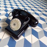 Vintage Bakelite dial phone