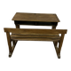 School desk for 2 people