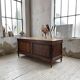Drapery oak counter 1900