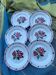 6 Sarreguemines and Digoin dessert plates, Saverne model