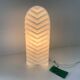 Vintage Fabbian Italy Passarola Lamp Murano Marble Glass Rare Chevron