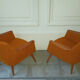 1/2 club chairs original 50s 60s
