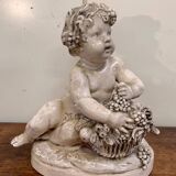 Lebrun: Glazed terracotta putti