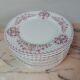 Assiettes plate Lunéville modèle Sébastopol Aux Lions de Faïence