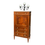 Petit secrétaire en Acajou de style Louis XVI Époque XX eme siècle