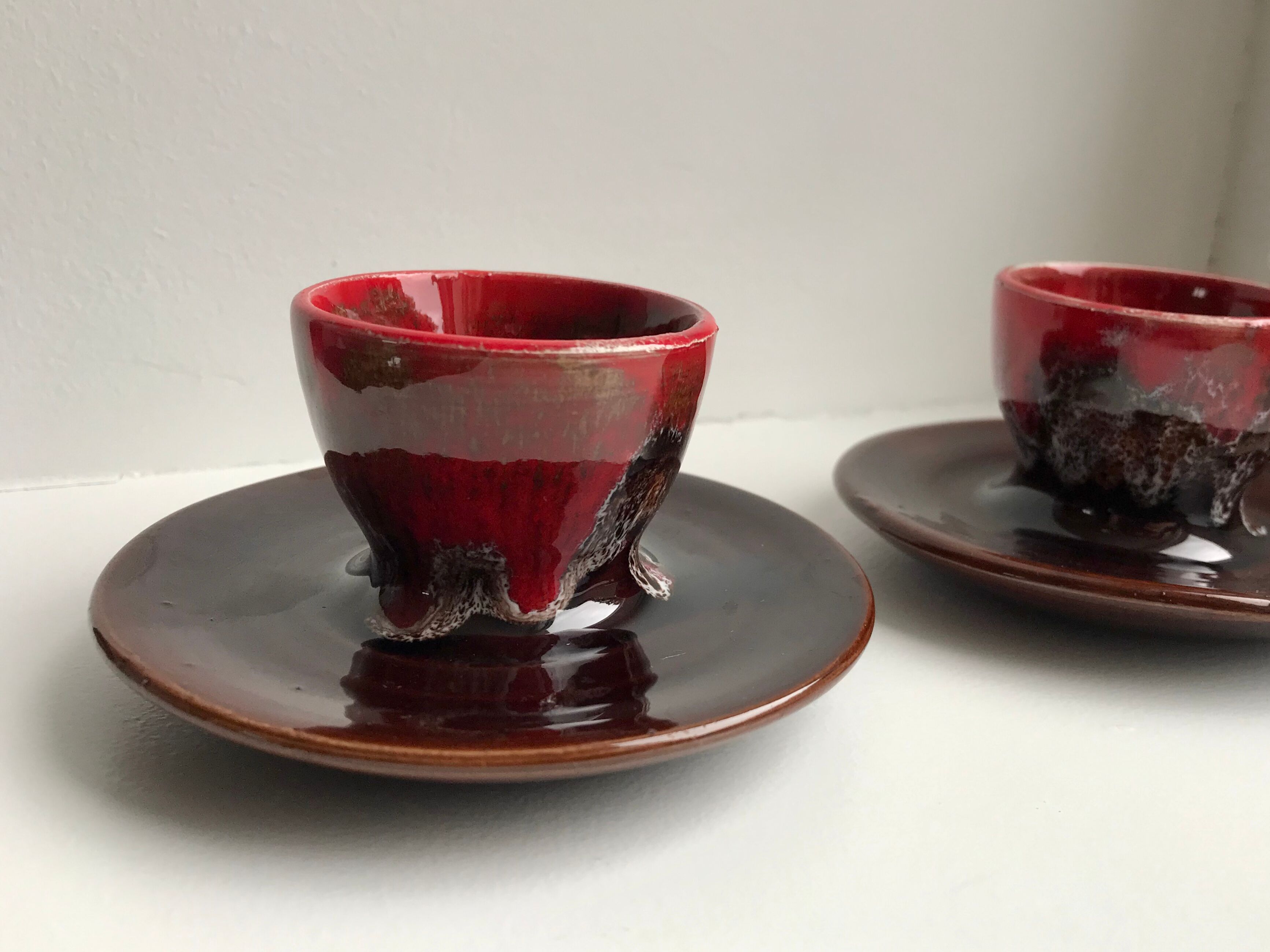 Duo of cockroaches Vallauris 70s