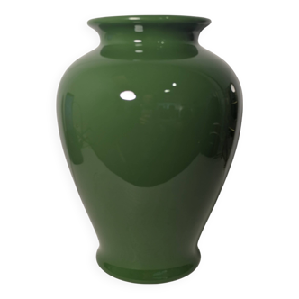 Vase céramique vert