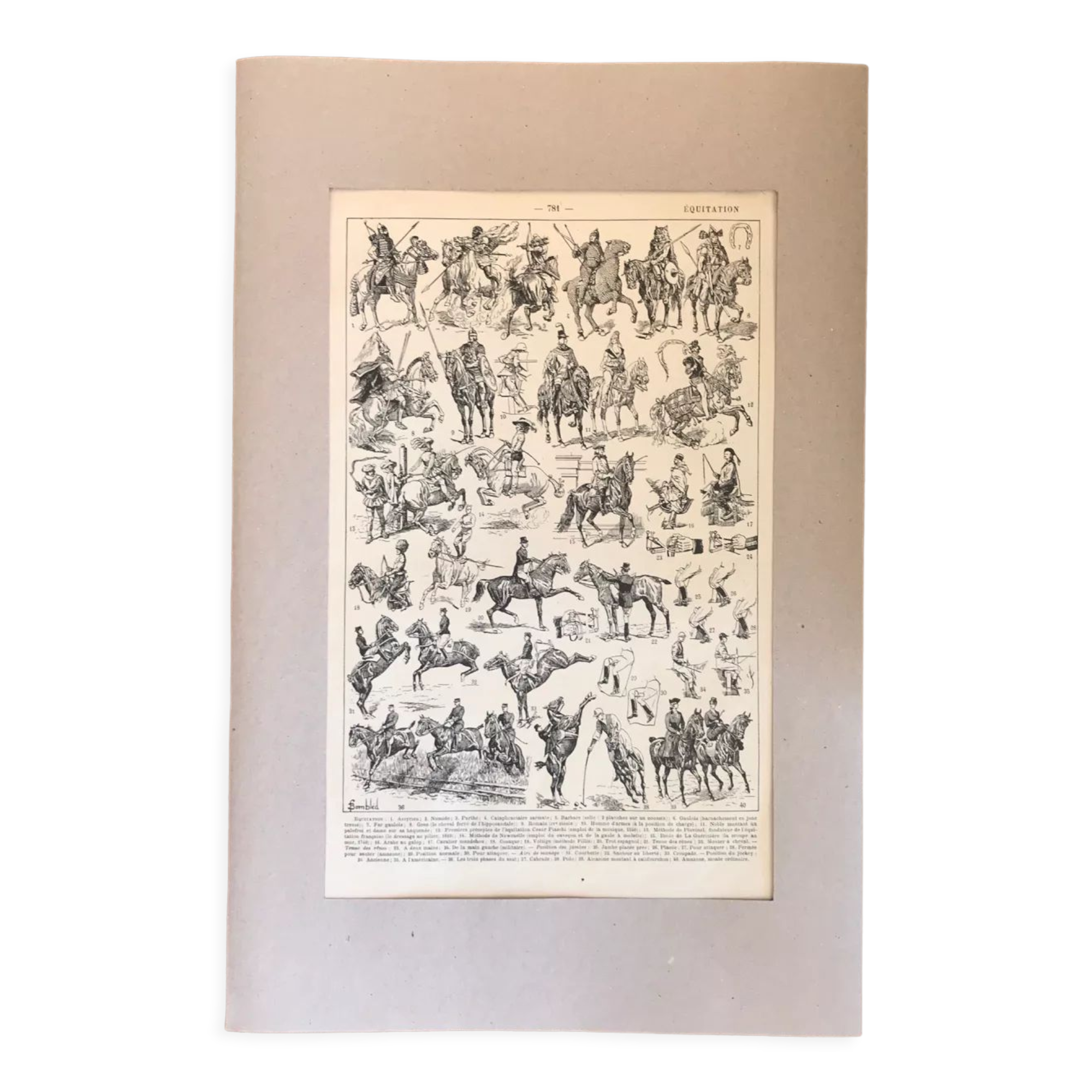 Original vintage riding board