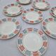 Lot De 8 Assiettes Plates Manufacture Salins