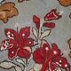 Tapis américain style hooké à motifs floraux, début XXe siècle